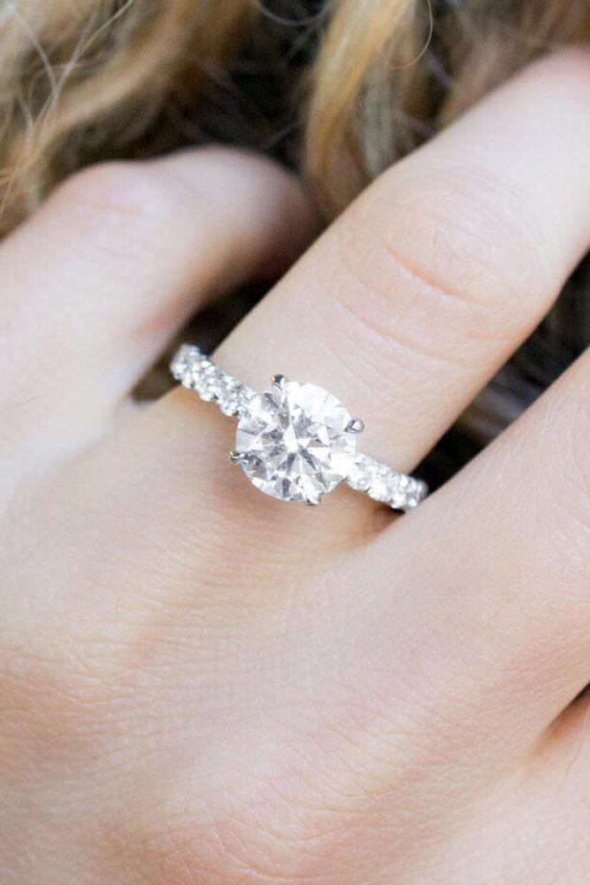 brilliant earth round cut diamond pave band white gold