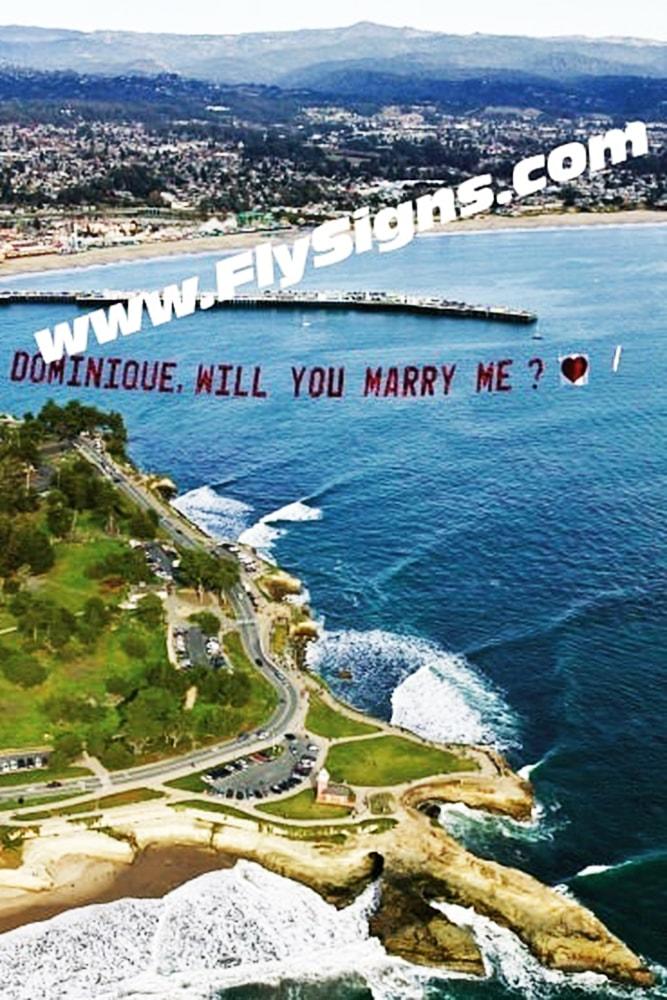 Beach Proposal Ideas Airplane Banner Proposal In The Sky