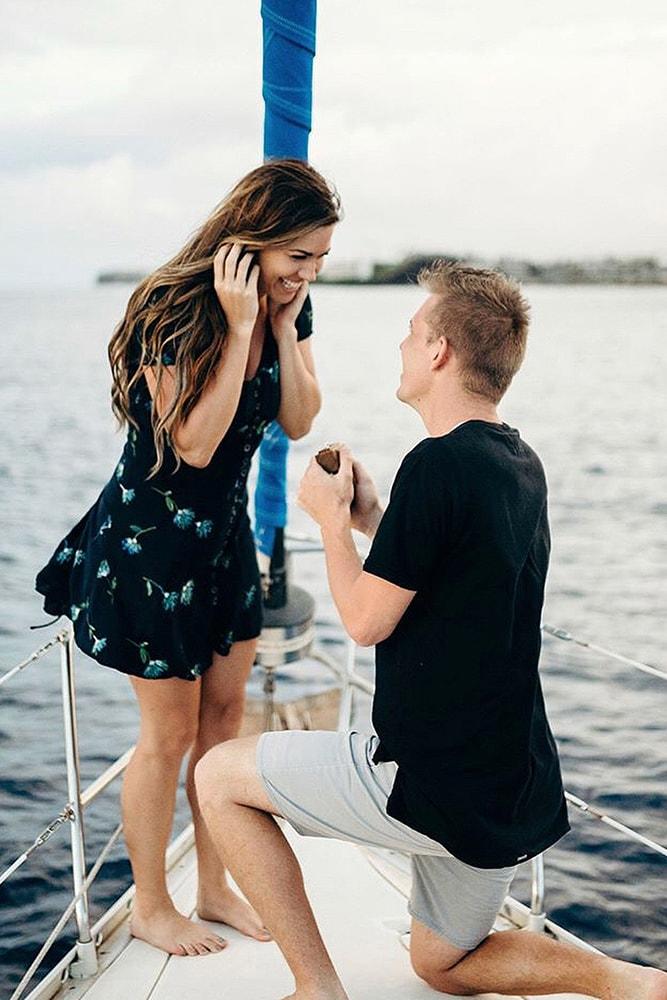 Beach Proposal Ideas Boat Ride Romantic Proposal