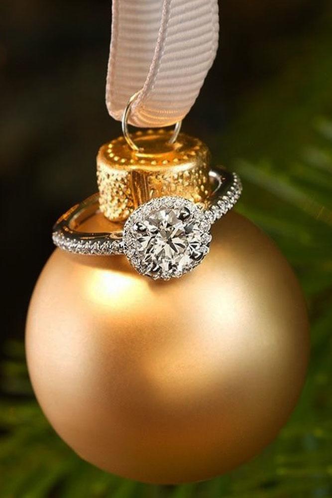 romantic ways to propose engagement ring toy christmas surprise