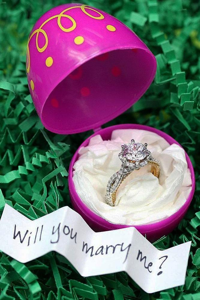 romantic ways to propose surprise proposal toy engagement ring