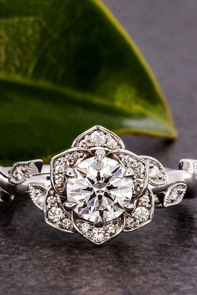 thumbnail image 2 of Adjustable Crystal Love Heart Cocktail Rings Elegant Open 2 of 11