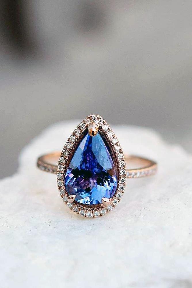 45 Magnificent Sapphire Engagement Rings | Oh So Perfect Proposal