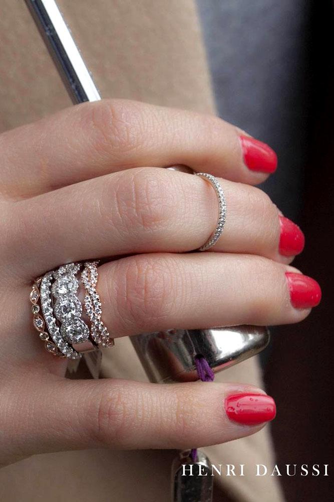 18 Best Stackable Wedding Rings Set - More Rings More Shine