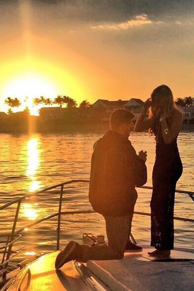 summer proposal ideas a sweet couple on a boat corn