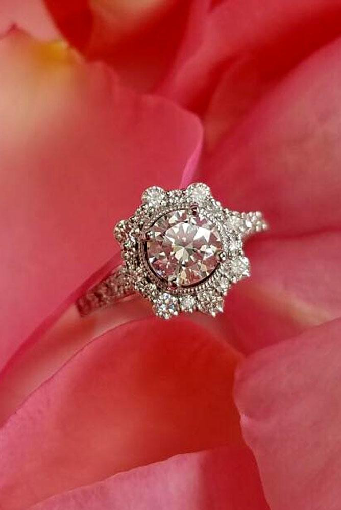 24 Sophisticated Vintage Engagement Rings To Prove Your Love Oh So