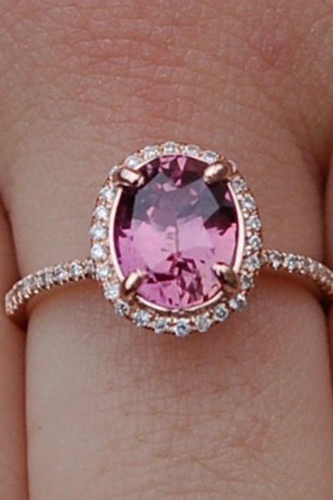 24 Gorgeous Colored Engagement Rings Oh So Perfect Proposal 2163