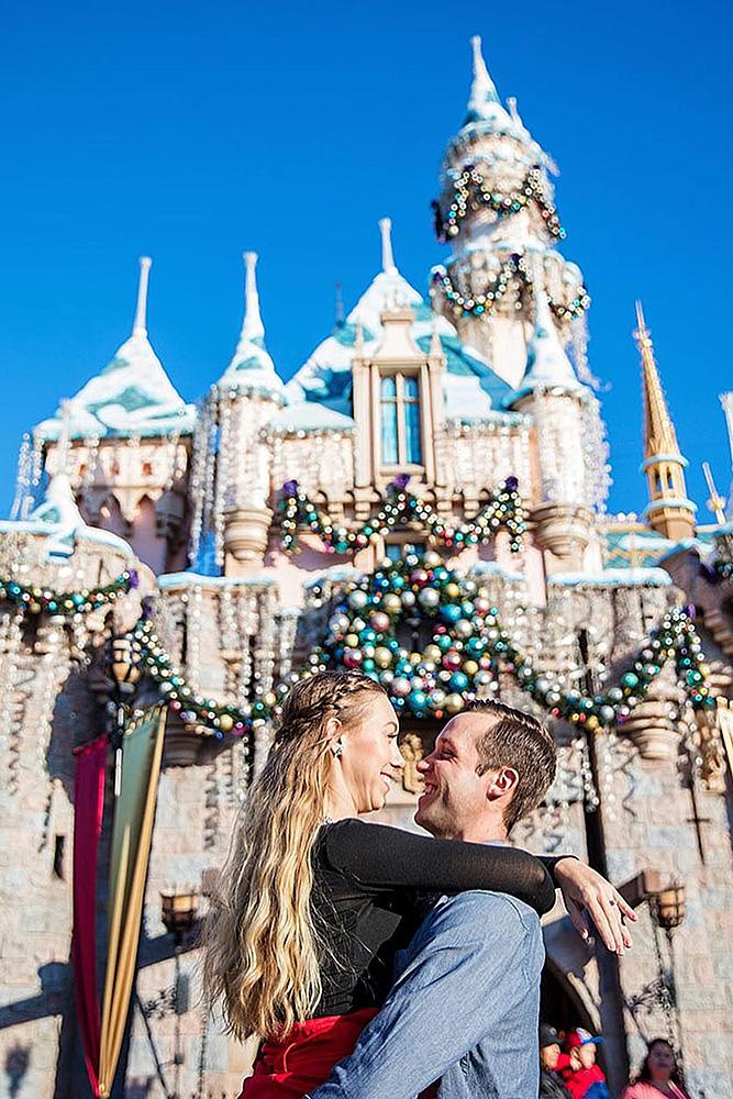 disney proposals engaged couple romantic