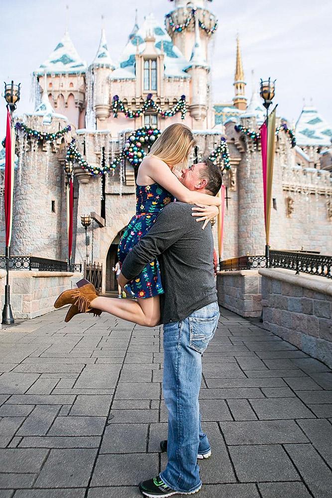 disney proposals on castle background