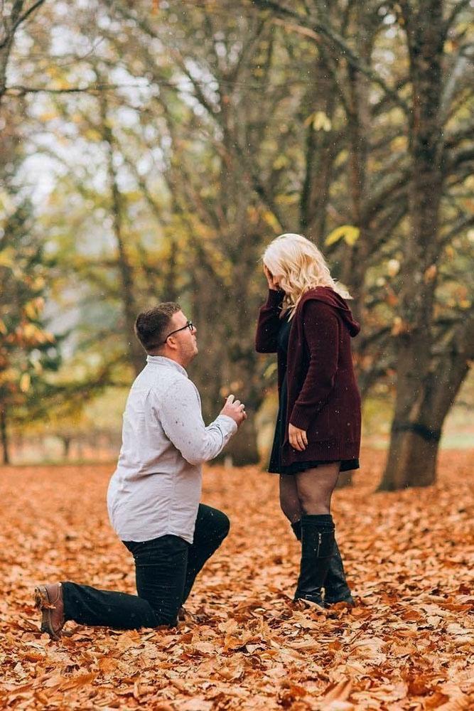 fall proposal ideas yellow leaves in a park