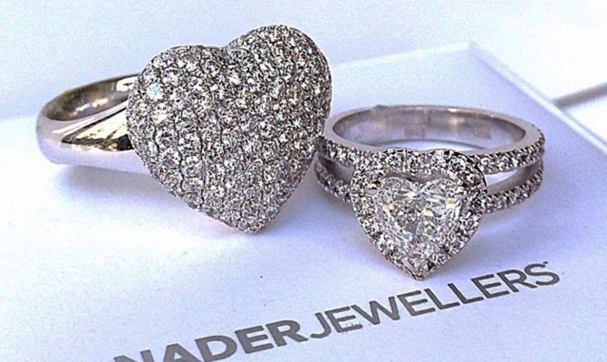 heart engagement rings