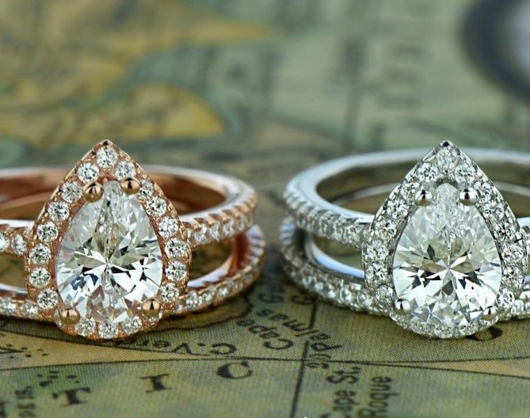 pear shaped engagement rings
