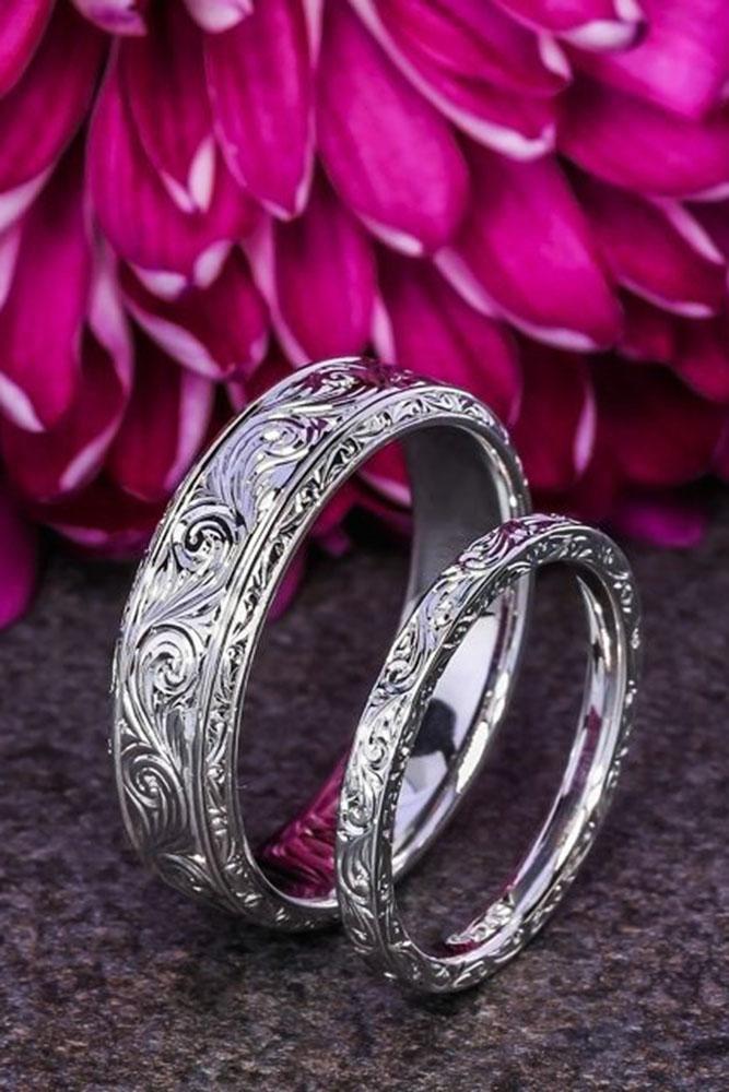 vintage wedding band not diamond rings set