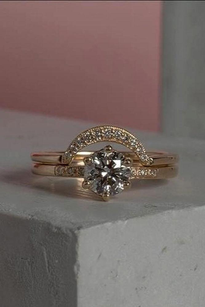 diamond wedding rings unique bands round cut
