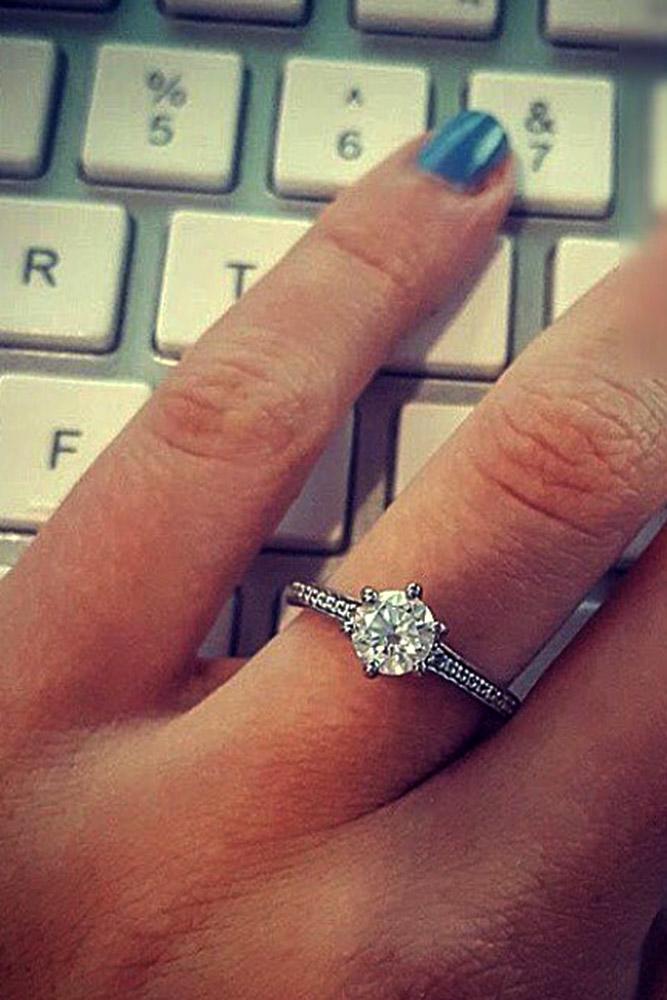 ritani engagement rings round simple pave band