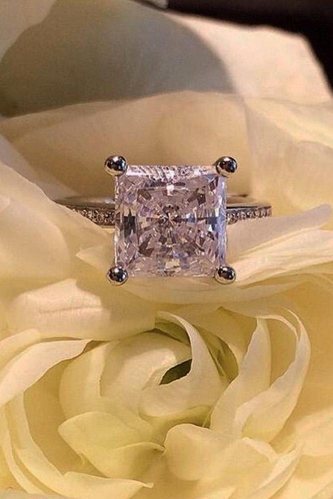 ritani engagement rings white gold princess cut ring pave band