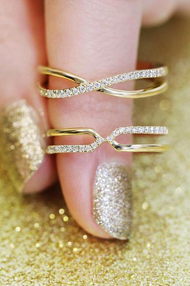 ritani engagement rings yellow gold twist diamonds