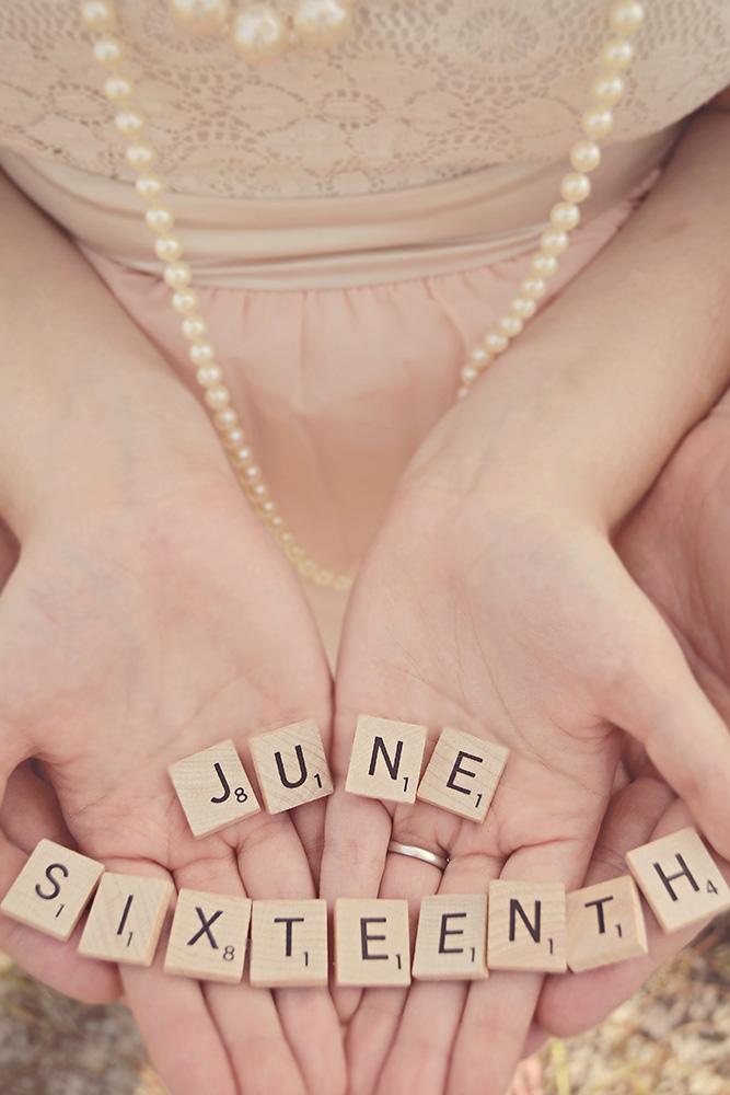 save the date ideas letters in hands ideas