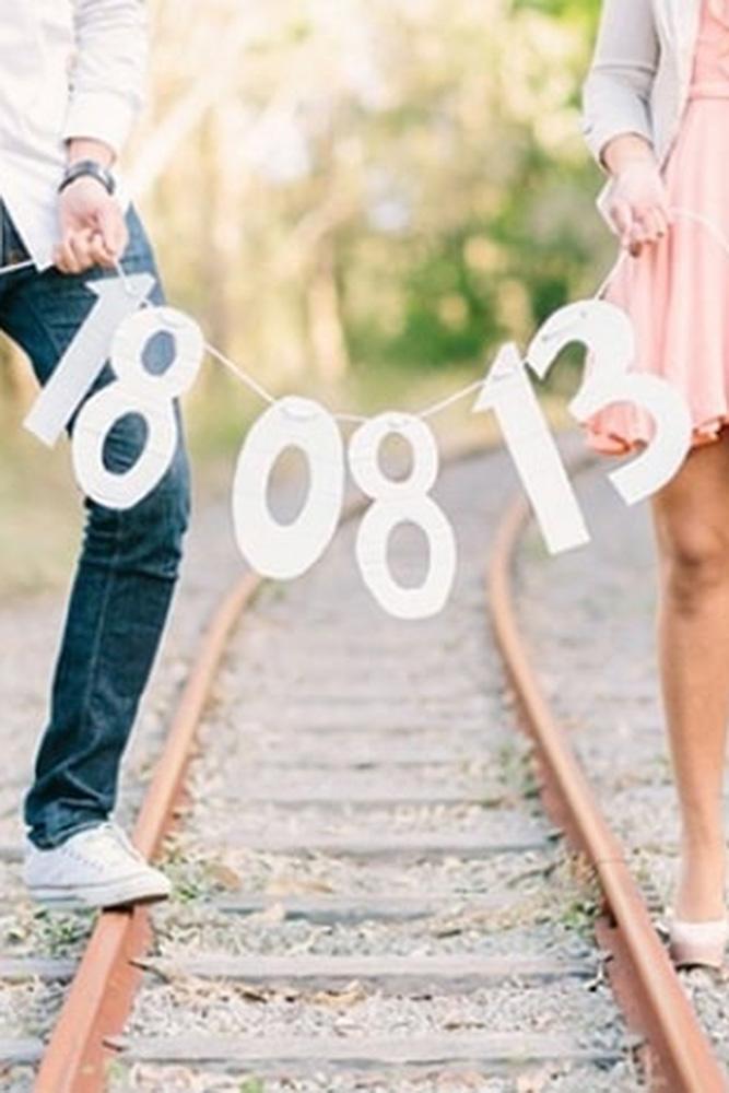save the date ideas railway saving date