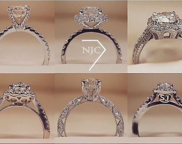 white gold engagement rings