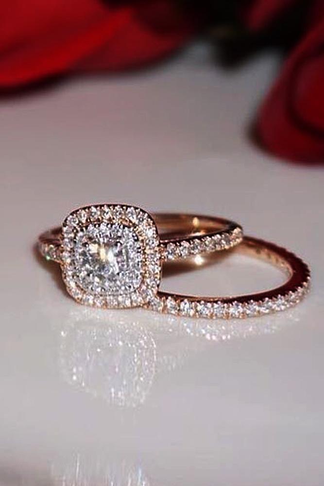 zales engagement rings round cut rose gold wedding set