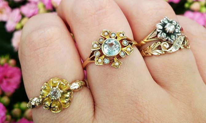 aquamarine engagement rings vintage featured