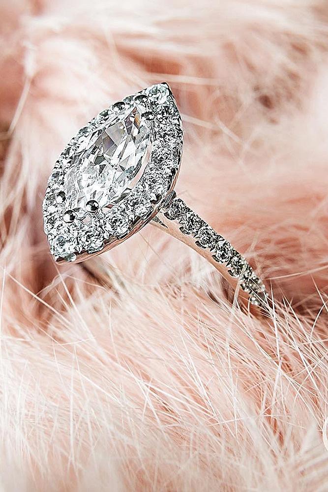 beautiful engagement rings white gold diamond halo