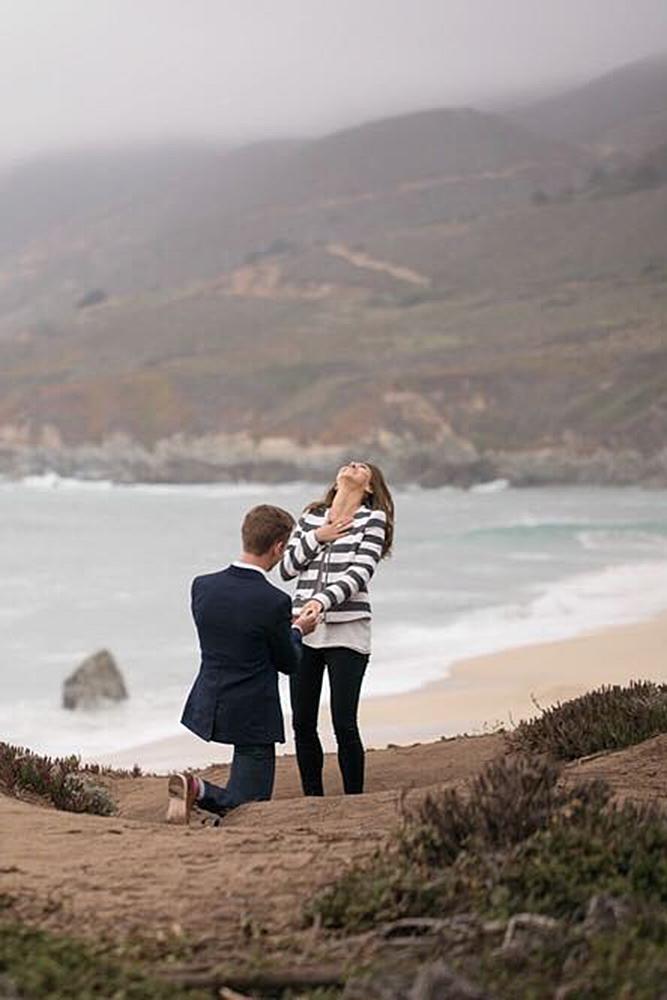 best proposal ideas man and woman at the beach