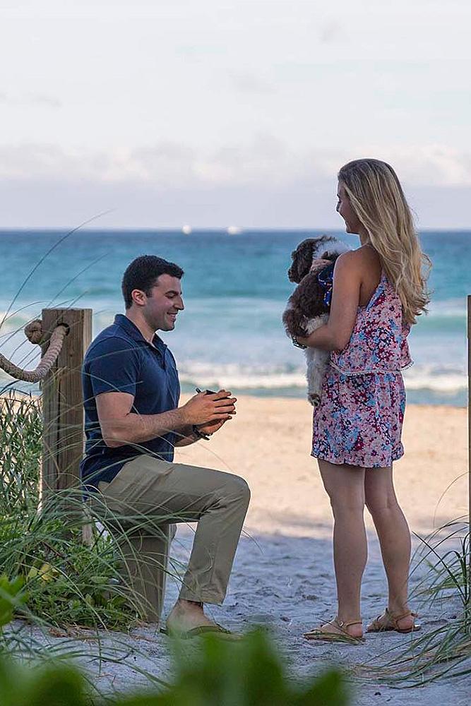 best proposal ideas vacation beach couple