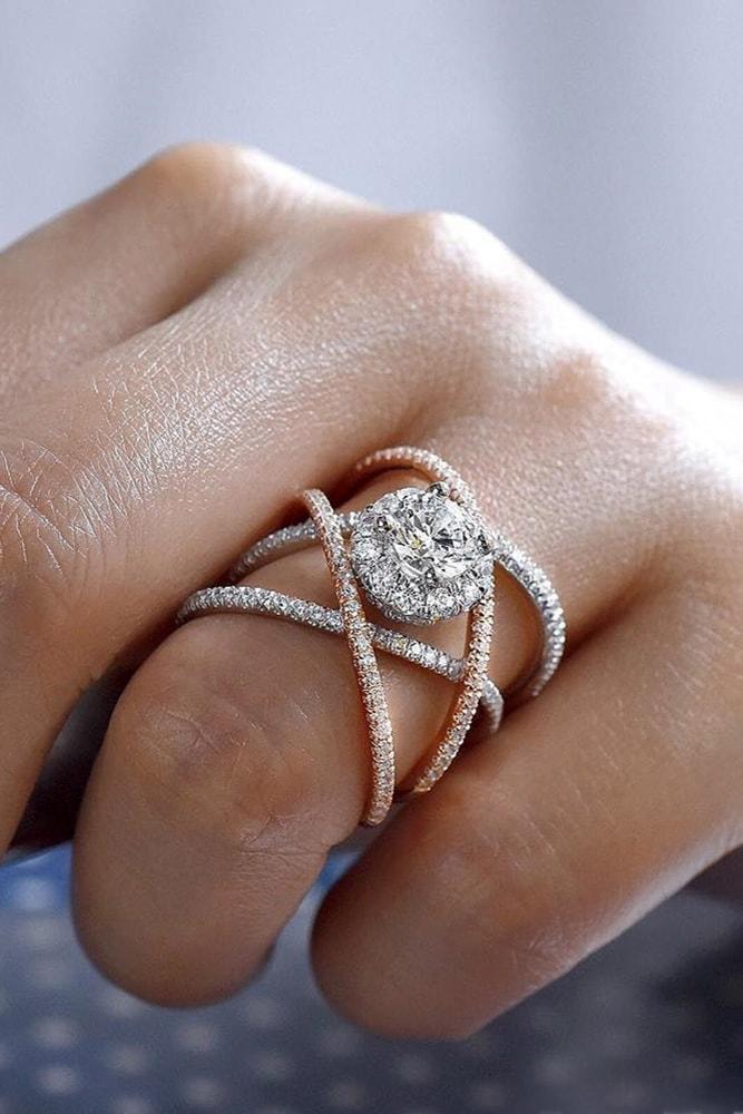 42 Modern Engagement Rings For Your Creative Girl | Oh So Perfect Proposal