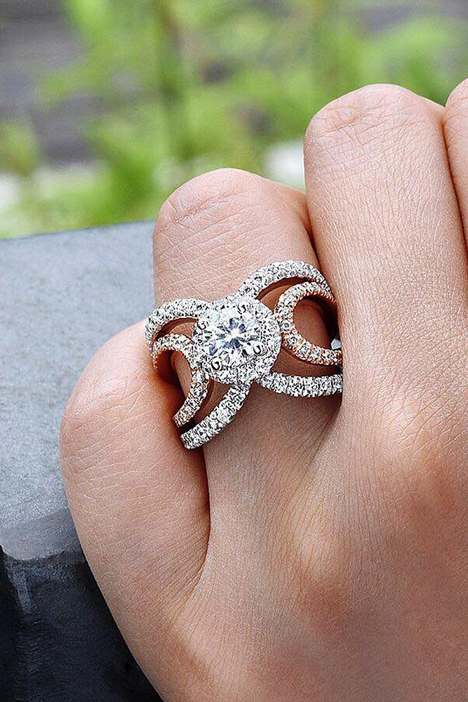 36 Modern Engagement Rings For Your Creative Girl | Oh So Perfect Proposal