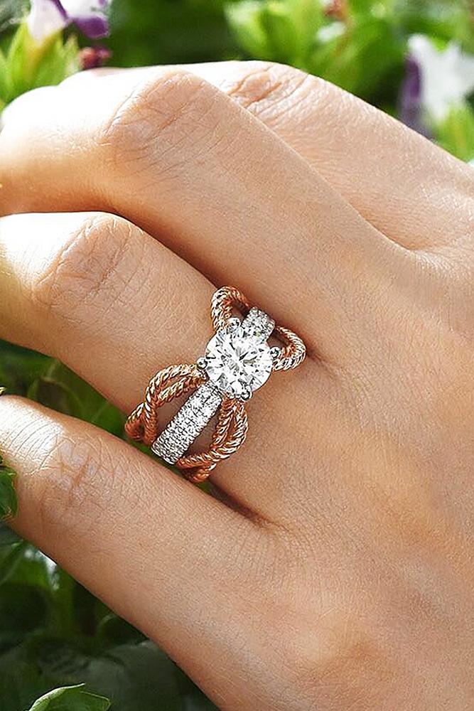 36 Modern Engagement Rings For Your Creative Girl | Oh So Perfect Proposal