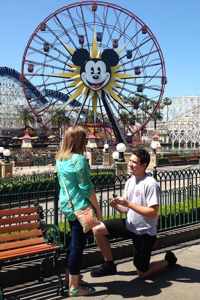 best proposals amazing proposal in luna park ferris wheel disneyland