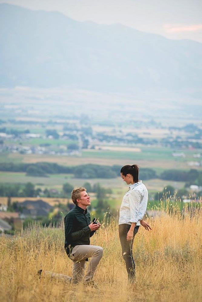 best proposals couple engagement nature