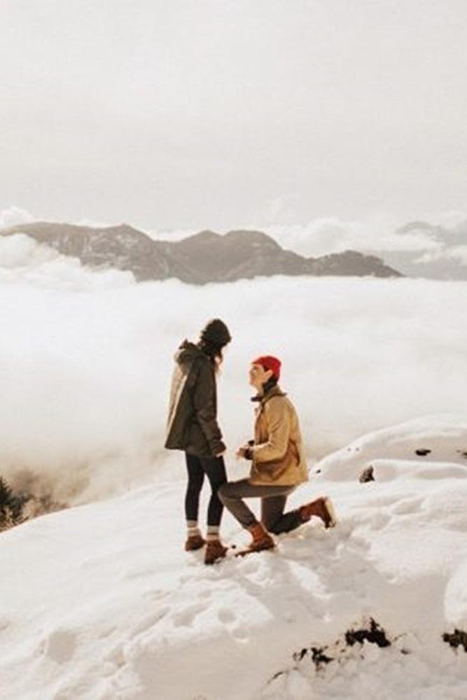 best proposals couple propose nature mountain