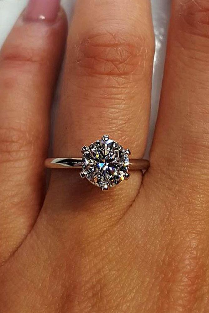 30 Timeless Classic Engagement Rings For Beautiful Women | Oh So