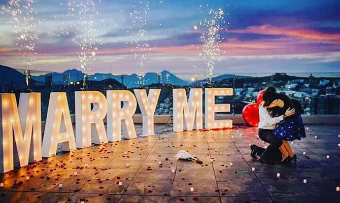 creative proposal ideas man propose a woman