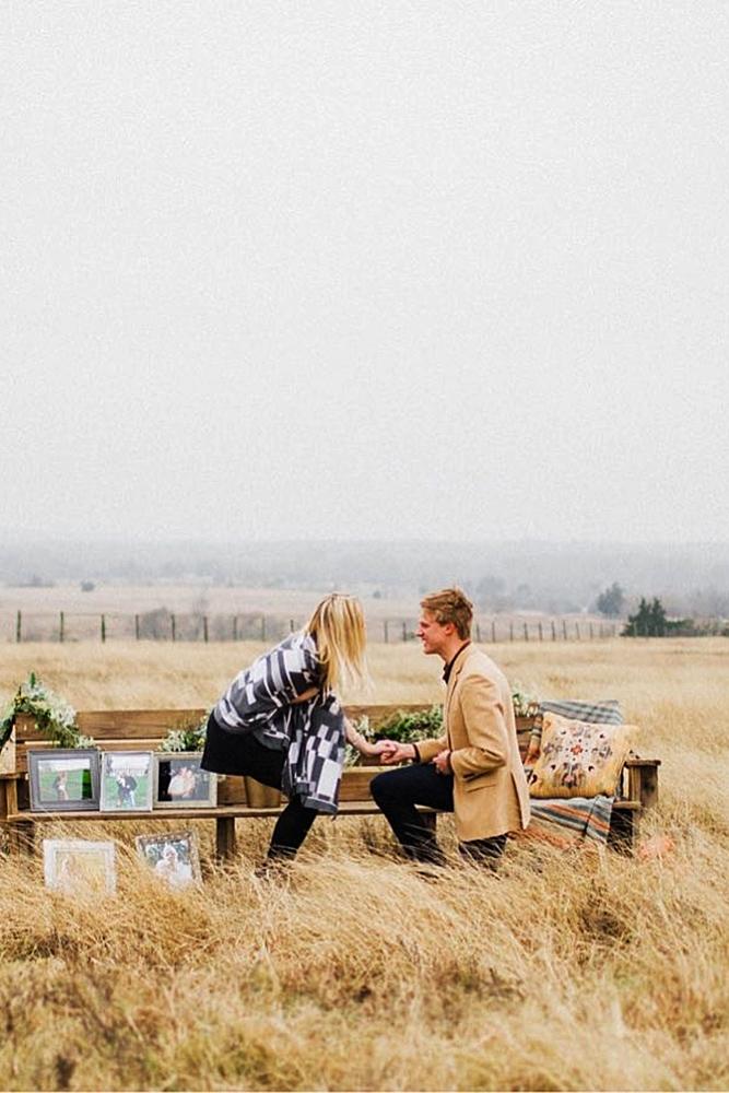 creative proposal ideas man propose a woman nature couple romantic