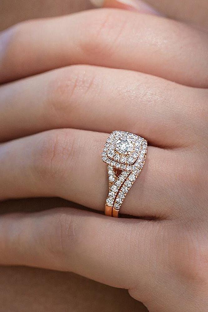 michael hill rose gold diamond ring