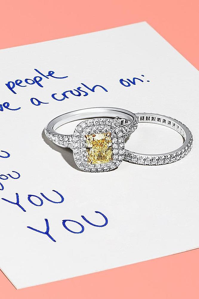 tiffany engagement rings wedding set double halo