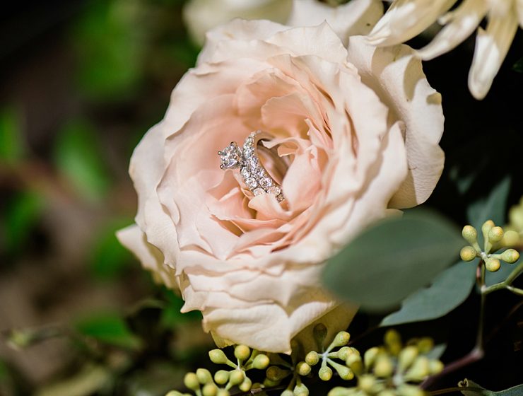 beautiful wedding ring sets pave band rose gold diamond featured