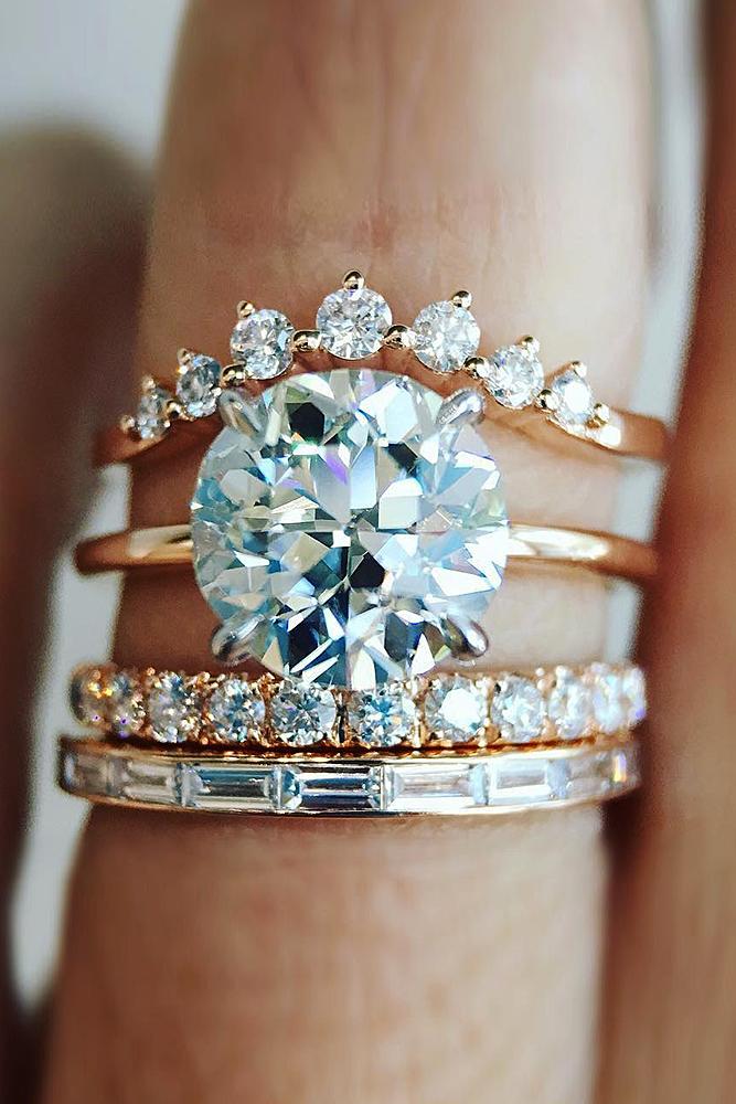 24 Best Rose Gold Engagement Rings For A Tender Look | Oh So Perfect ...