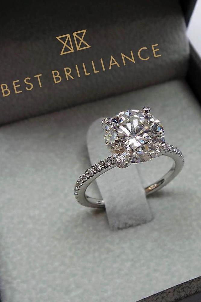 white gold diamond halo ring solitaire