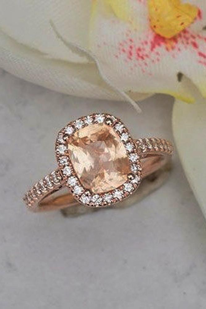 Best sapphires designers oval cut halo pave band rose gold