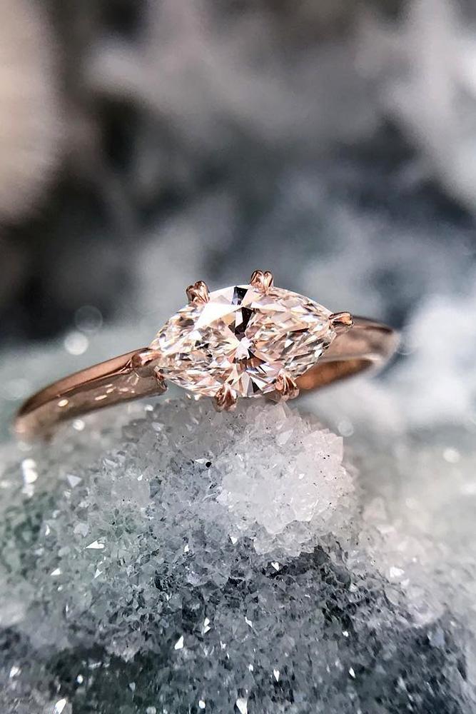 bestengagement rings marquise cut engagement rings solitaire engagement rings rose gold engagement rings