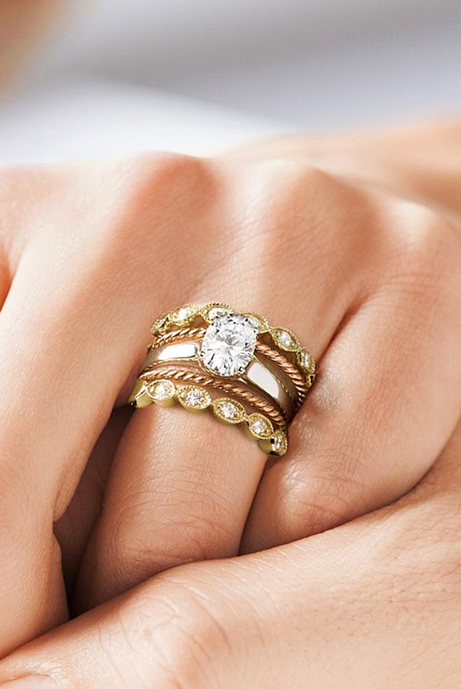 moissanite engagement rings oval cut wedding set solitaire