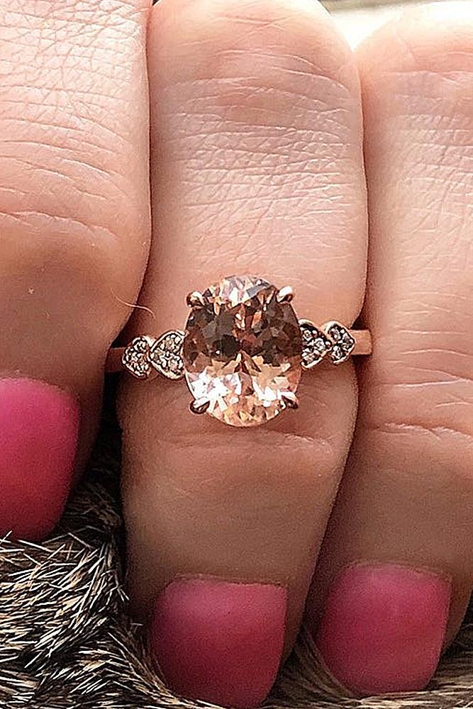 simple rose gold solitaire ring