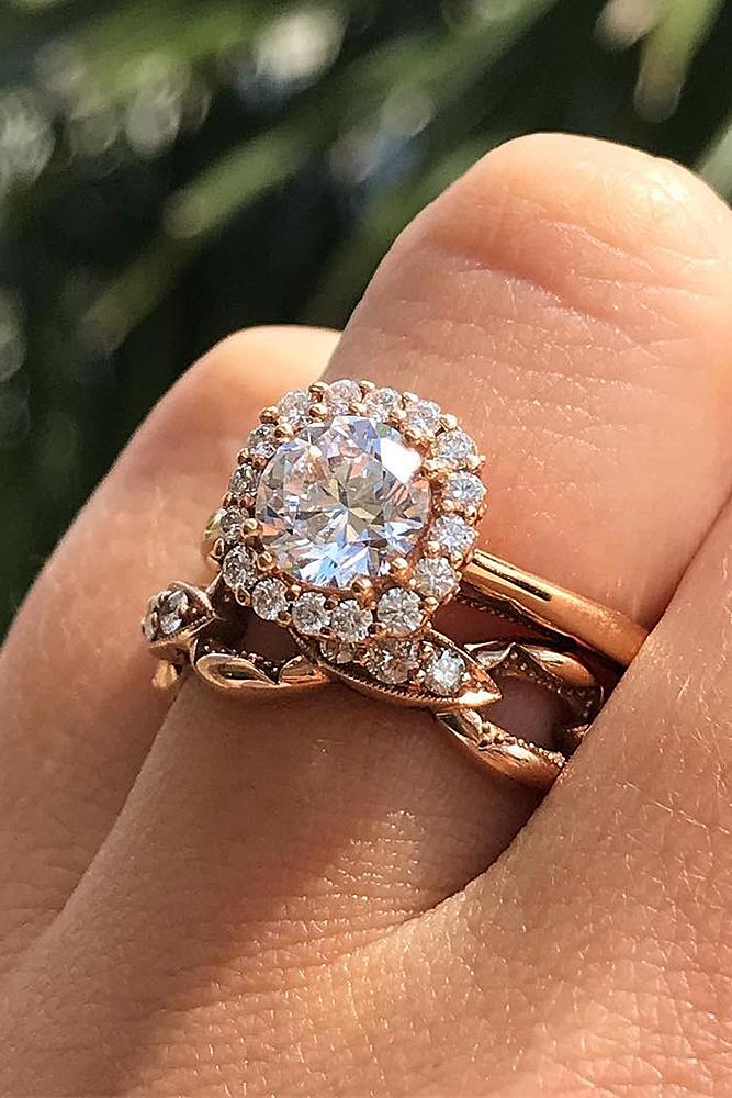 Unique Engagement Rings In Rose Gold Oh So Perfect Proposal