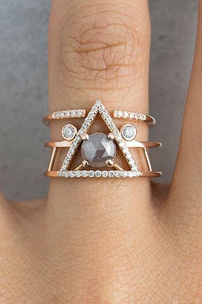 33 Unique Engagement Rings In Rose Gold Oh So Perfect Proposal 3786