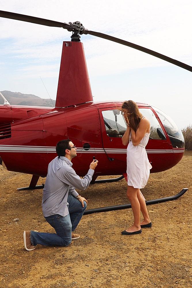 unique proposal ideas man propose woman helicopter